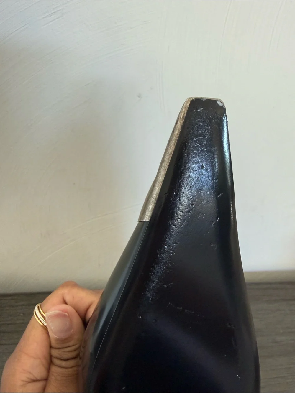 SAINT LAURENT Smooth Calfskin Jeanne 90 Slingback Pumps 40 Black - Picture 9 of 10